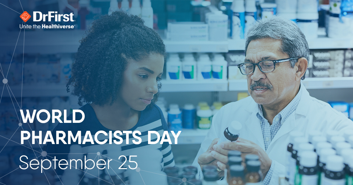 DrFirst's tweet photo. Pharmacists are essential to safer, smarter care.

Today we celebrate your expertise, your vigilance, and your role in bridging patients and providers.

#WorldPharmacistsDay https://t.co/jJ0eZ2yijp