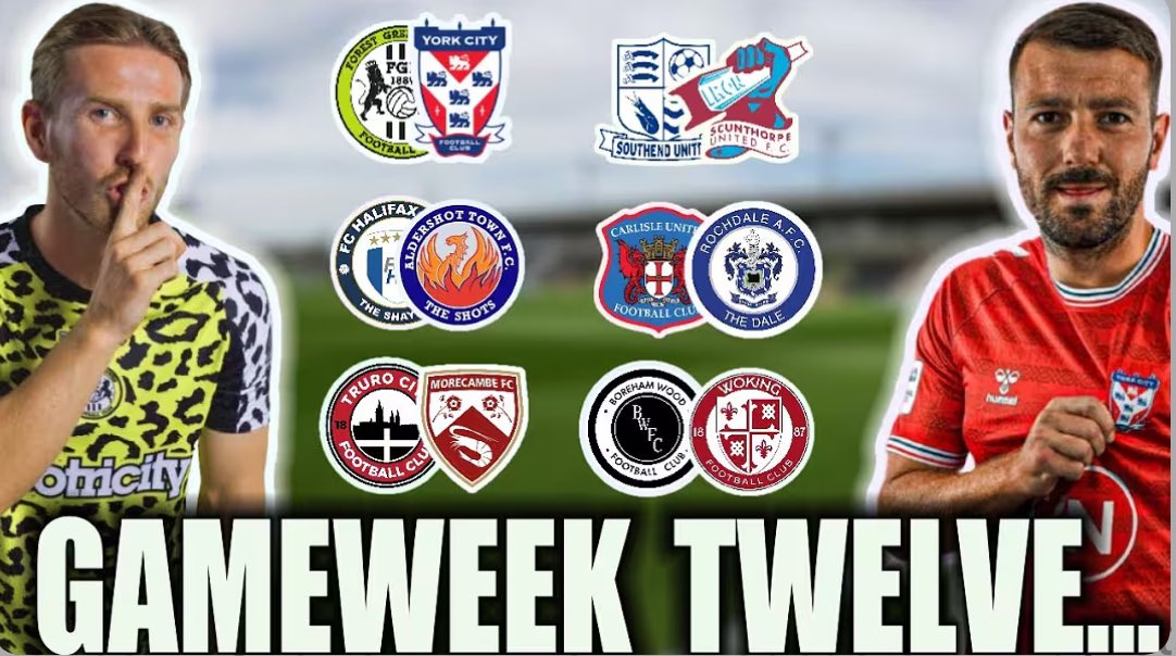 Luke Walsh Football Podcast (@lukewalshfcht) on Twitter photo ππΆππ² π³πΏπΌπΊ π΅π½πΊπ¨
Join myself & <a href="/p_franklin5/">Paul Franklin</a> For our full GAMEWEEK 12 #Nationalleague preview & Predictions.
As always we will also be discussing your topics in the Live Chat!
Proudly sponsored by <a href="/cardsaccepted/">CardsAccepted</a>
TUNE INπ² youtube.com/live/dx0wsVEfpβ¦
#NationalLeague ππΆππ² π³πΏπΌπΊ π΅π½πΊπ¨
Join myself & <a href="/p_franklin5/">Paul Franklin</a> For our full GAMEWEEK 12 #Nationalleague preview & Predictions.
As always we will also be discussing your topics in the Live Chat!
Proudly sponsored by <a href="/cardsaccepted/">CardsAccepted</a>
TUNE INπ² youtube.com/live/dx0wsVEfpβ¦
#NationalLeague