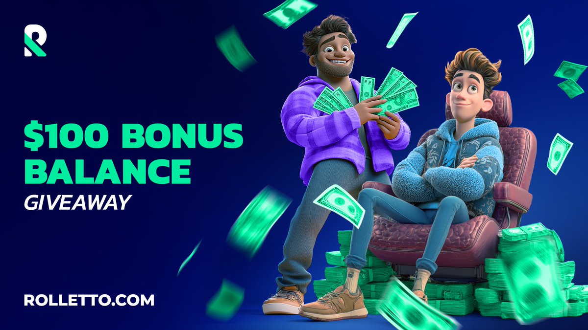 🎉 $100 BONUS BALANCE GIVEAWAY 🎉

💥 Boost your play and chase bigger wins with a $100 bonus on Rolletto! 🎰💸

Play at: rolletto.space/25093

Follow <a href="/RollettoWorld/">Rolletto</a> , reshare, ❤️ like, and tag 2 friends to join the fun! 🚀