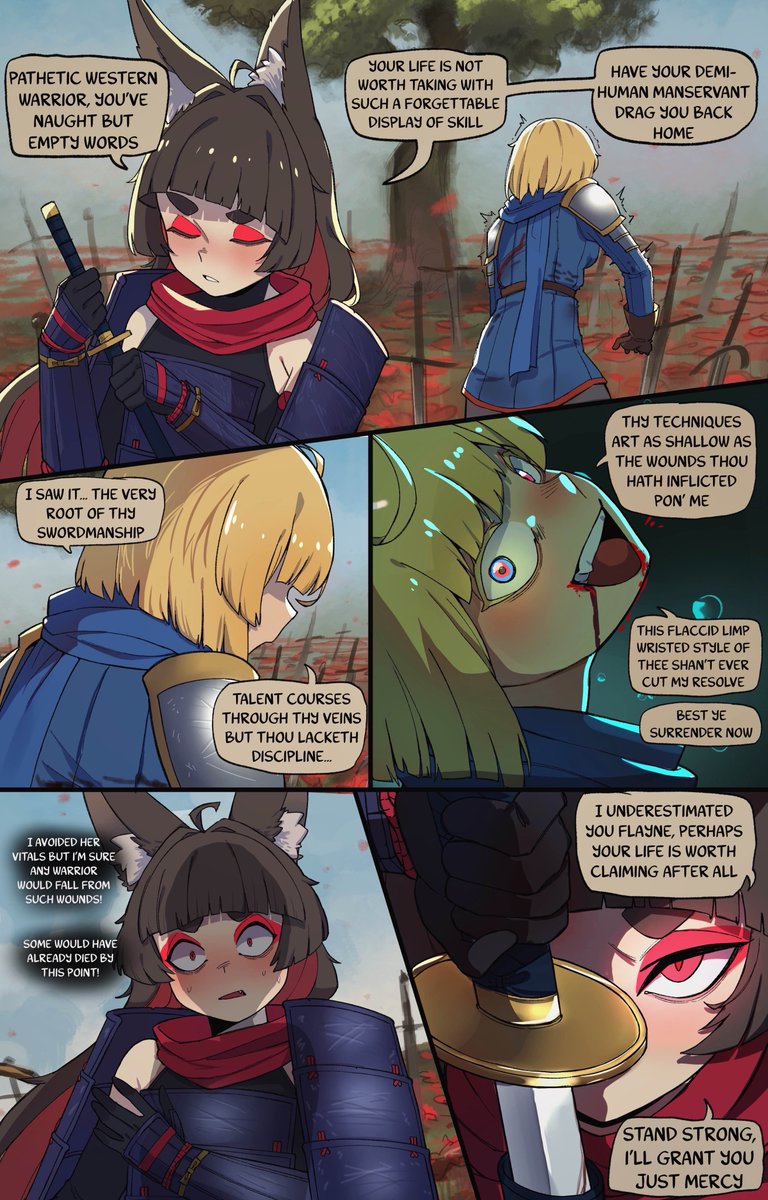 basedbinkie's tweet image. Chivalry Starved: Honor and Glory (Part 3)