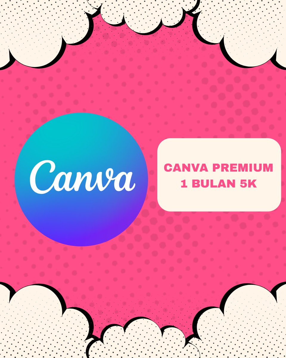 itsourmoon's tweet photo. Halo guys aku jualan canva premium 1 bulan hanya 5k sajaa email pribadi yaa, hit me up, thanks #CanvaPro #aplikasicanva https://t.co/n44RANmn3c