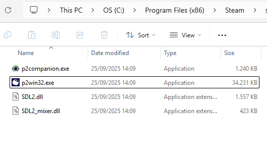 DeadbugProjects's tweet image. Yep, these are all the game files for Paddlenoid ๐
Lightning fast, no loading screens on any hardware.
Also, p2companion.exe... I dare you to run it ๐ (It's in the playtest)
#gamedev #indiegamedev
