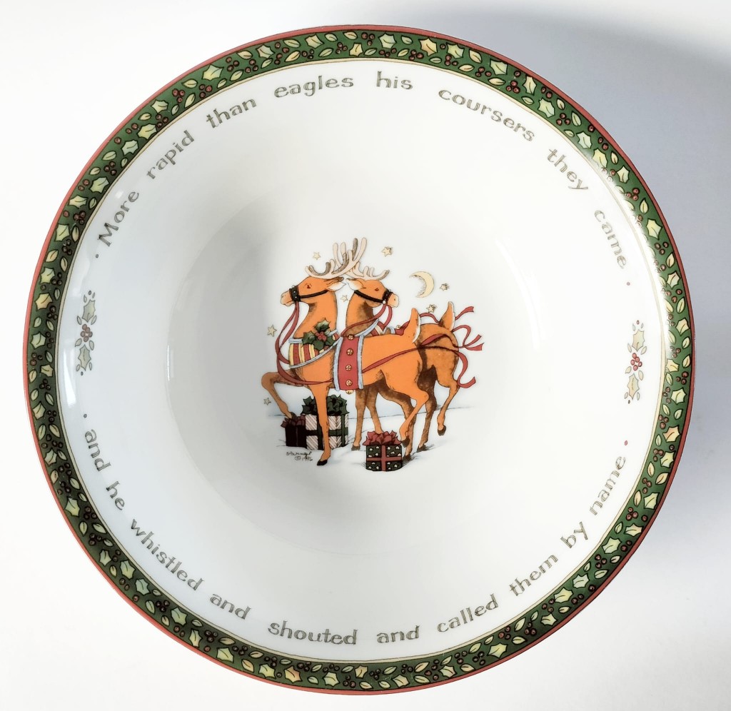 nivagcrockery's tweet image. Portmeirion #Christmas #Story
Serving Bowl 12 inches 
nivagcrockery.co.uk/p/5325
#reindeers #Christmas2025