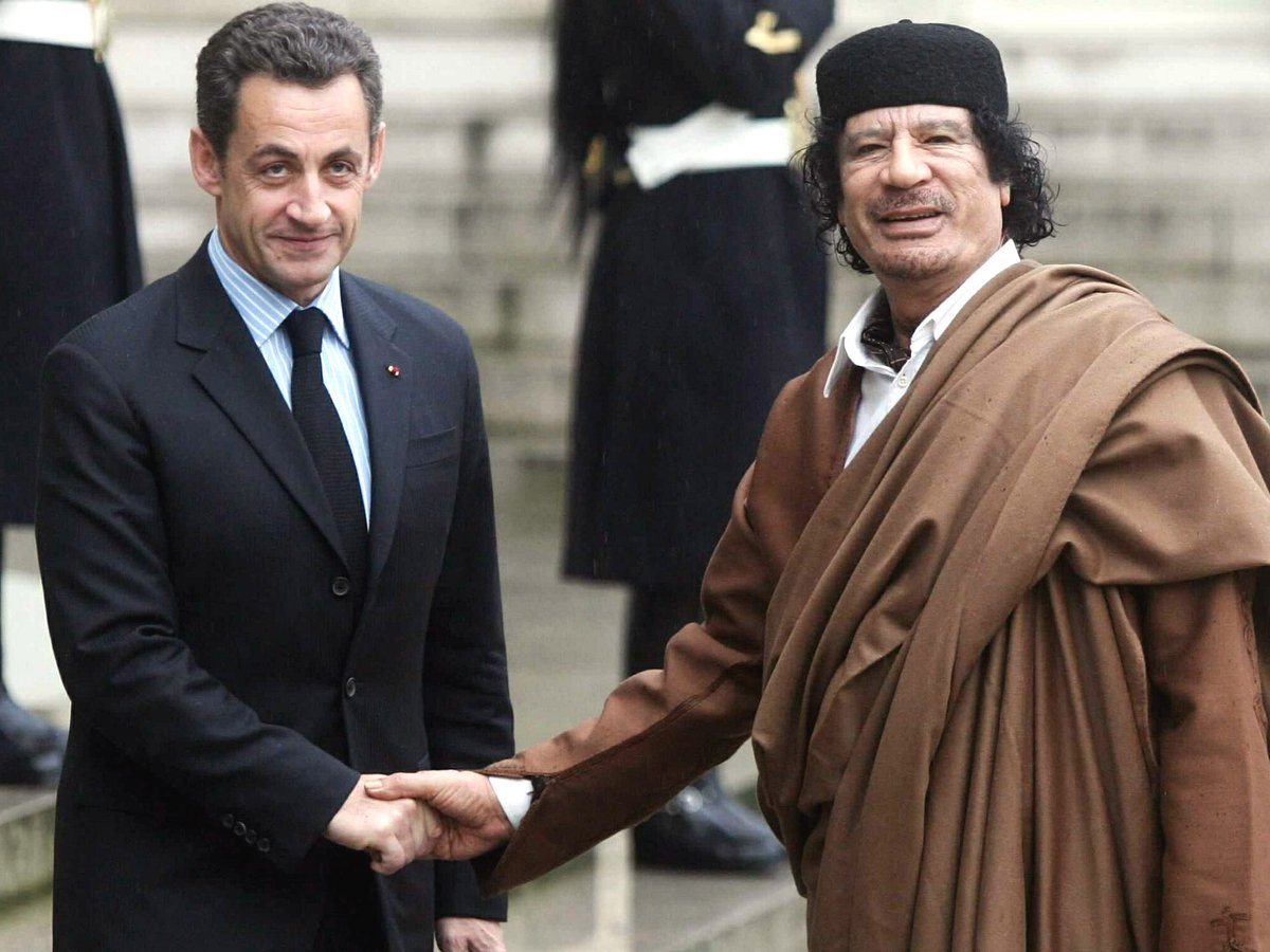 JUST IN - Nicolas Sarkozy, former French president, sentenced to five years in prison for plot to fund his election campaign with money from Libyan leader Muammar Gaddafi — NYT