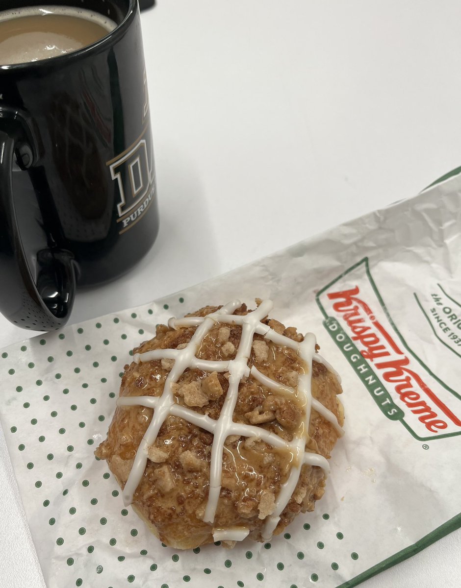The limited time apple pie doughnut from Krispy Kreme.  I highly recommend.