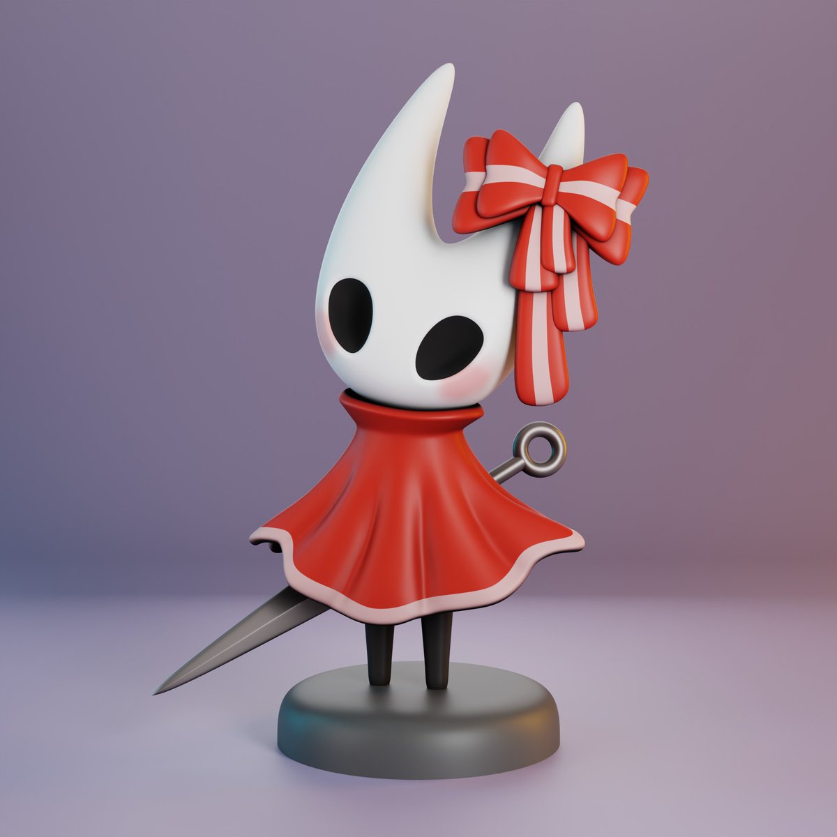 Like or comment and I’ll convert it to an STL for 3d printing, then ask the author for permission to share with subs
#3DModel #hollowknight #hornet #SilkSong