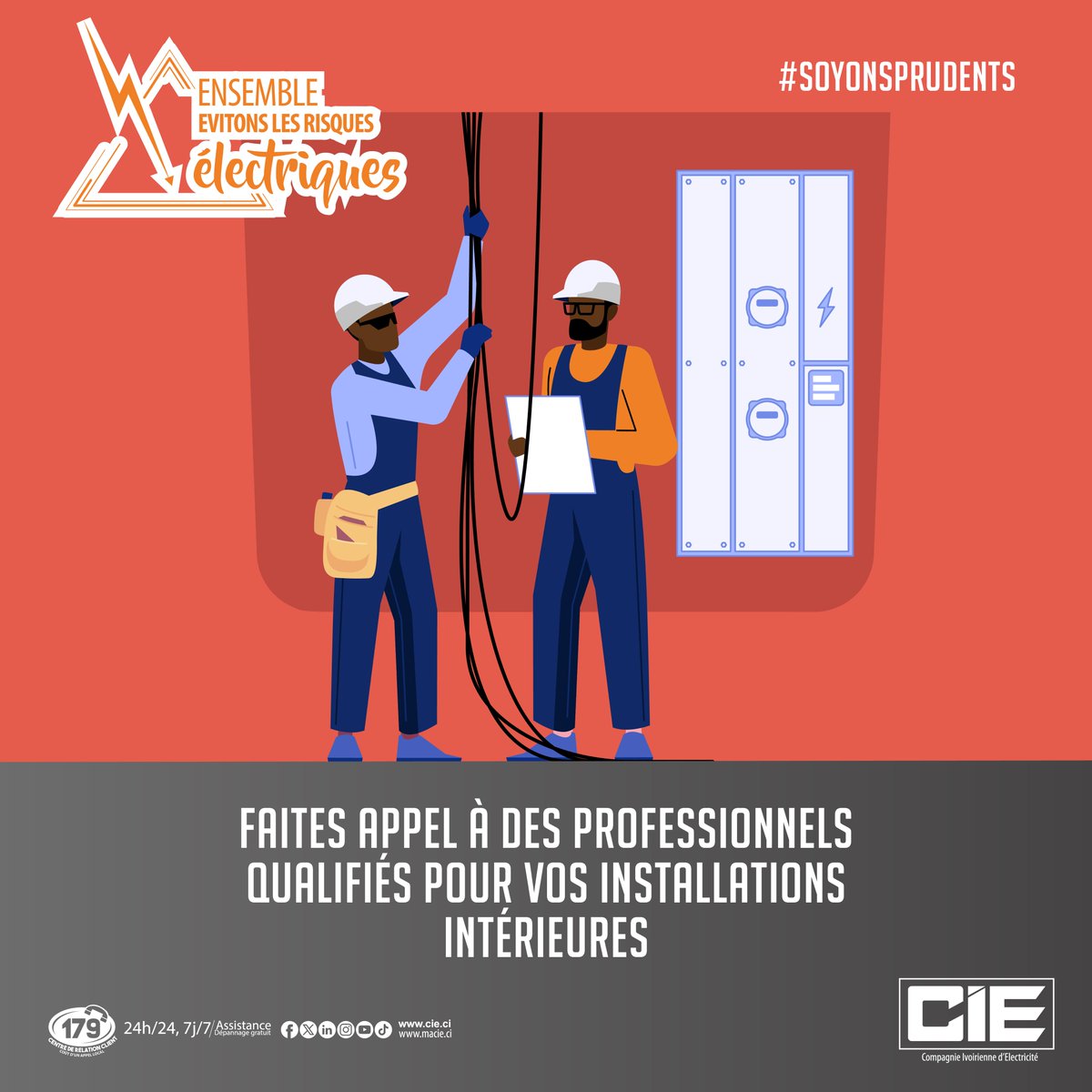⚡ Faites appel à des professionnels qualifiés pour vos installations électriques

Une installation réalisée par un électricien agréé garantit le respect des normes de sécurité. Cela réduit considérablement les risques d’électrocution, d’incendie ou de panne. Ne confiez jamais