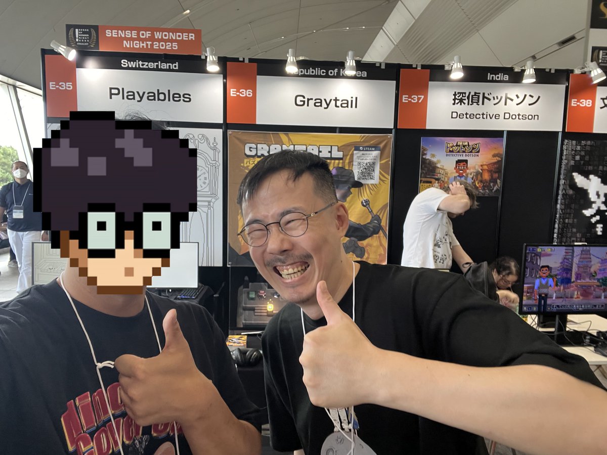 PixelRoseBud's tweet image. #TGS #김도 #graytail @KimDoe82 
저의 지드래곤 김도님이 Graytail 을 플레이 해주셨습니다.
영광입니다. 사진은 가보로 간직하겠습니다. 감사합니다.