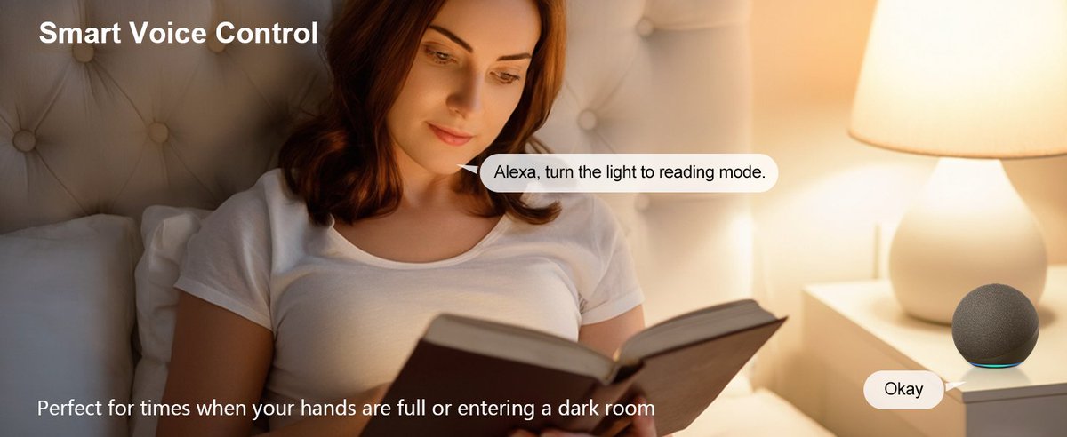 Lee123Feli19392's tweet image. Vtimes Smart Light Bulbs Alexa Compatible # B0FDX4P5V2 # 🗣️ &quot;Alexa, set romance lighting&quot; - because switches are so 2010. #VoiceControl #smartlightbulbs #googlecontroldevices #alexacontroldevices #alexalightbulbs #googlelights #smarthomeaccessories #smarthomedevices