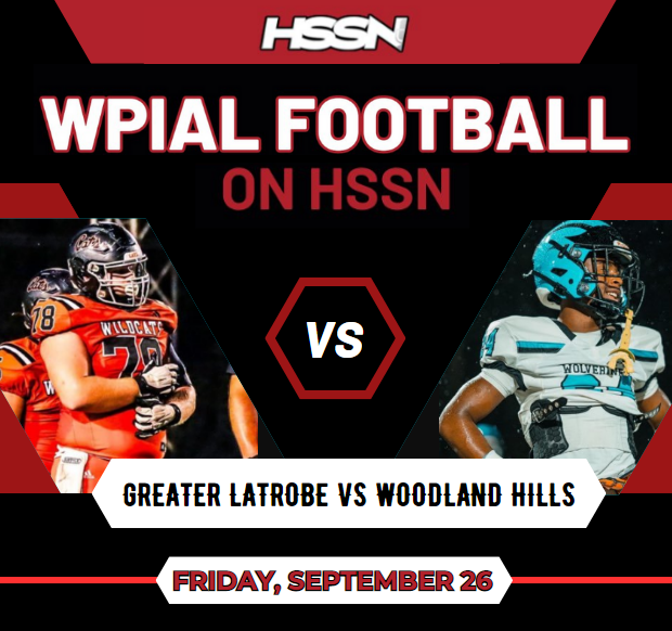 🚨 WPIAL FOOTBALL 🚨
Greater Latrobe vs Woodland Hills
📺 bit.ly/4mnlu7c
📅 Friday,26
⏰ @ 7p.
📍 Woodland Hills - Wolverina Stadium
<a href="/LATROBEFOOTBALL/">Latrobe Football</a> <a href="/Josiah_Finch/">josiah Finch</a> <a href="/Marco_Scarton78/">Marco Scarton</a> <a href="/WoodyHigh/">Woodland Hills FB</a> <a href="/Woodyhighfb/">Woodland Hills Football</a>  <a href="/SmithScoop/">scoop smith</a> <a href="/LatrobeATs/">GLSD Athletic Training</a> <a href="/Gus_Bus9/">Tyler Gustafson</a> <a href="/cameront124/">Cam Tarrant</a> <a href="/CoachNTaylor/">Naszhir Taylor</a>