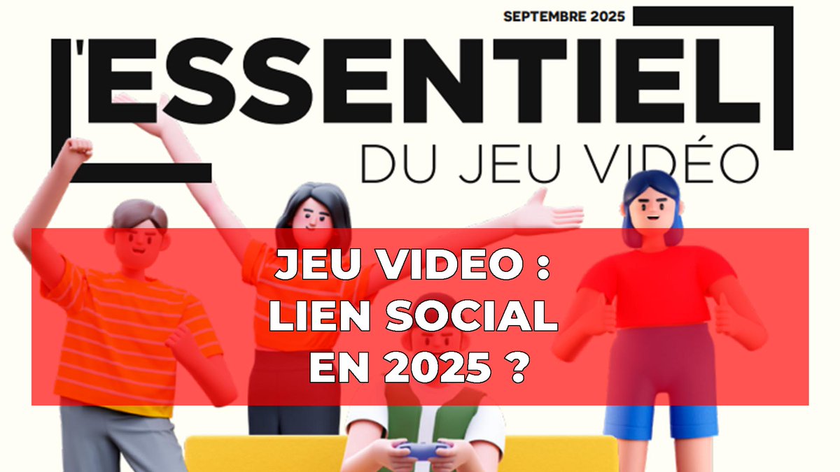 🎮 Le jeu vidéo n’est plus seulement un loisir : en 2025, il devient un véritable lien social pour les Français.
👉 Découvrez les chiffres clés ➡️ gamergen.com/actualites/l-e…
#JeuVidéo #Social #GamingFrance