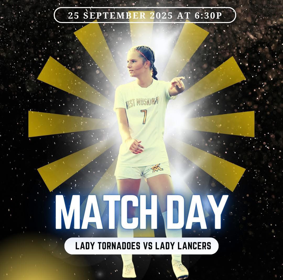 Come support your Lady Tornadoes!!! Bring the noise!!!! We are looking for win #9!!!!! As these Ladies are 8-2-3 on the season with 6 shutouts!!! <a href="/WestMSports/">Tornado Athletics</a> <a href="/brandonhannahs/">Brandon Hannahs</a> <a href="/EastDistrictAB/">East District (EDAB)</a> <a href="/soccerMVL/">MVL ⚽</a>