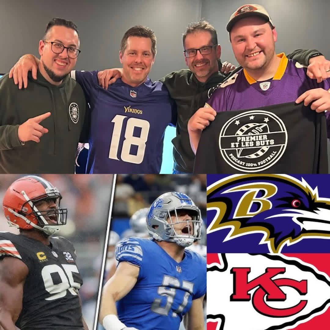 🚨PODCAST DAY/Premier et les buts - Podcast

▪️News de la semaine: Le King en baisse, hommage à Parsons?, Dart time à NY, les Titans mêlent Ward, Chiefs/Ravens + Dave contre Willy

🎧Spotify: open.spotify.com/episode/1hPVrp…

<a href="/WillyBoivin/">Willy Boivin</a> <a href="/DavidGuilbert12/">David Guilbert</a> <a href="/SCadoretteJDQ/">Stéphane Cadorette</a> 

ENJOY!🏈
