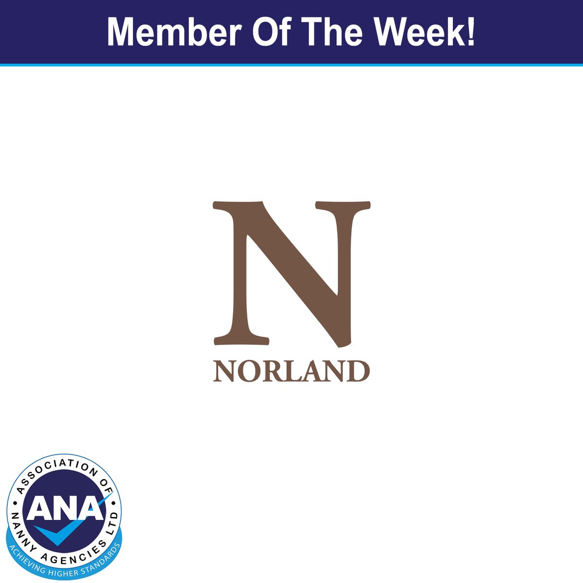 This week's #MemberOfTheWeek is Norland College!

Norland Agency have been providing their nannies to families across the UK and overseas for over 130 years! 

You can learn more about them here: norland.ac.uk
#ANAUK #Nanny #NannyAgency #Childcare