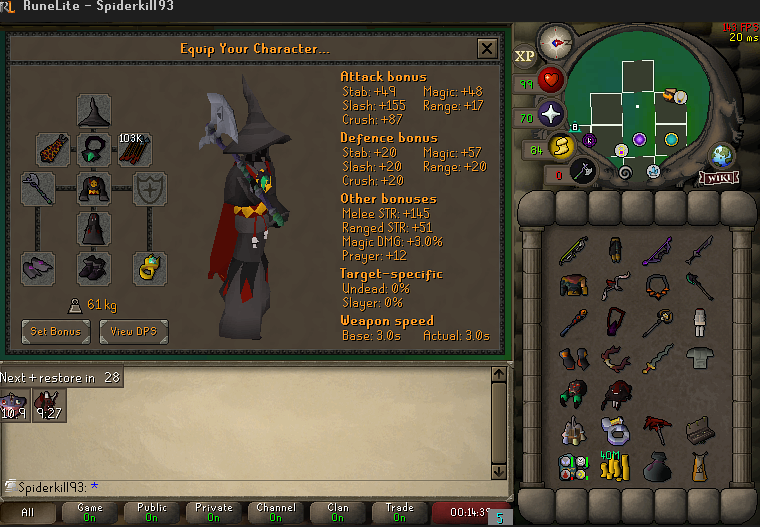 Spiderkill93's tweet image. [UIM] Zerker progress picture