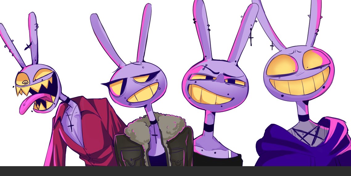 wanted to draw him in diffrent outfits but ended up just making him  look lesbian #TADC #tadcfanart #jaxTADC