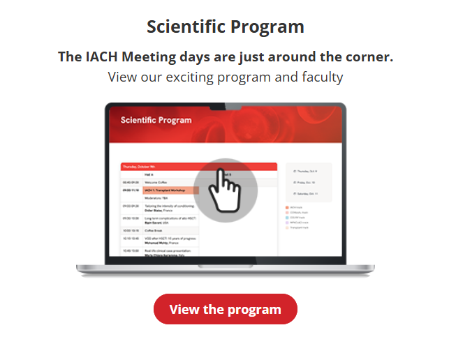 TheIACH's tweet image. ⏰ 𝗧𝗵𝗲 𝗜𝗔𝗖𝗛 𝗠𝗲𝗲𝘁𝗶𝗻𝗴 𝗱𝗮𝘆𝘀 𝗮𝗿𝗲 𝗷𝘂𝘀𝘁 𝗮𝗿𝗼𝘂𝗻𝗱 𝘁𝗵𝗲 𝗰𝗼𝗿𝗻𝗲𝗿!

Explore the exciting program &amp;amp; faculty:
iach.cme-congresses.com/program/

📅 October 9–11, 2025

Join us in Paris or online!

@Mohty_EBMT @doctorpemm @nagler_EBMT @Santin13Valeria @Dr_AmerZeidan…