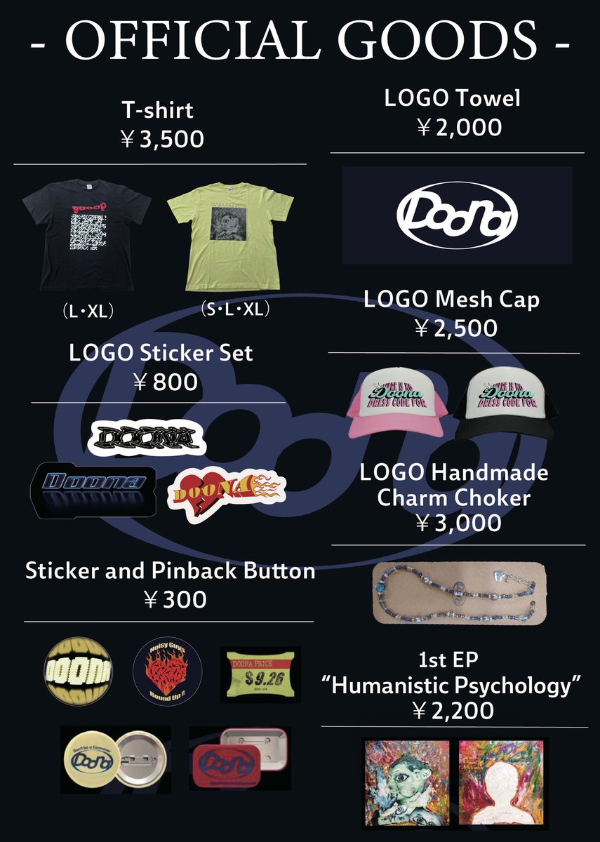 🔊TOMORROW📢

✧• ─────────── •✧

    Doona 1st ONE-MAN LIVE
             "THE GARAGE"

✧• ─────────── •✧

🎟 THANK YOU SOLDOUT 🎫

Open 18:15 / Start 19:00

🛍先行物販
16:30〜17:30

※当日券の販売はございません。