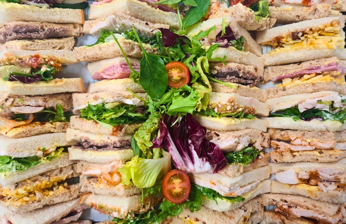 WeAreSofood's tweet image. Our sandwich platters are a buffet favourite! 🥪✨

Fillings include Ham &amp;amp; Cheddar, Beef &amp;amp; Horseradish, Sweet Chilli Chicken &amp;amp; many more.

Perfect for meetings, events &amp;amp; parties.

📧hi@sofood.co.uk
📞01952 459945
🌍sofood.co.uk 

#SoFoodUK #EventCatering #BuffetStyle
