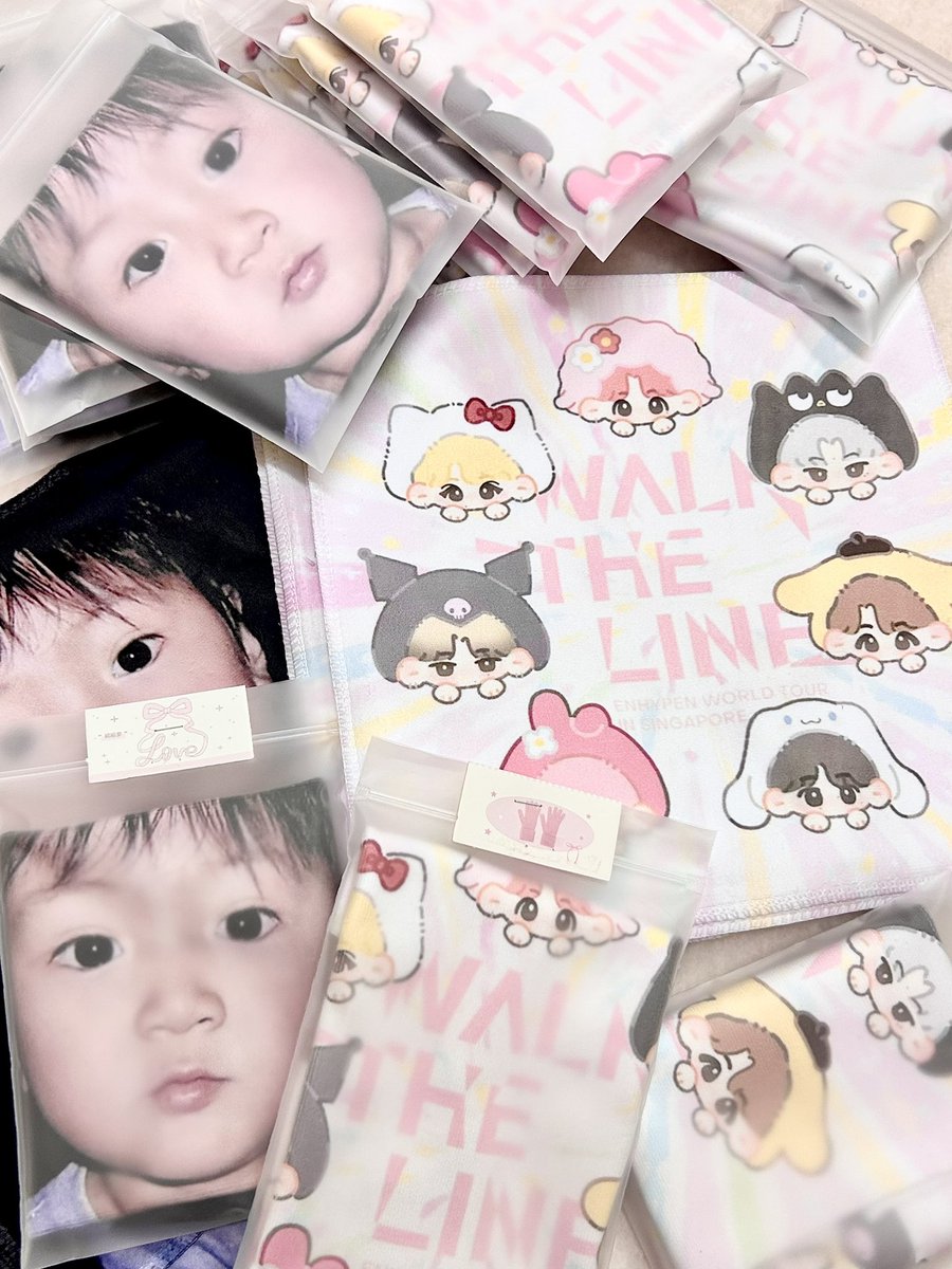 luckyjjjjay's tweet photo. distributing mini towels as freebies for walk the line in sg 🥰 come say hi on 4th and 5th to claim ! 💕
#WALKTHELINE_IN_SINGAPORE #WALKTHELINE_IN_SG #ENHYPENinSG https://t.co/rboYFN8ATe