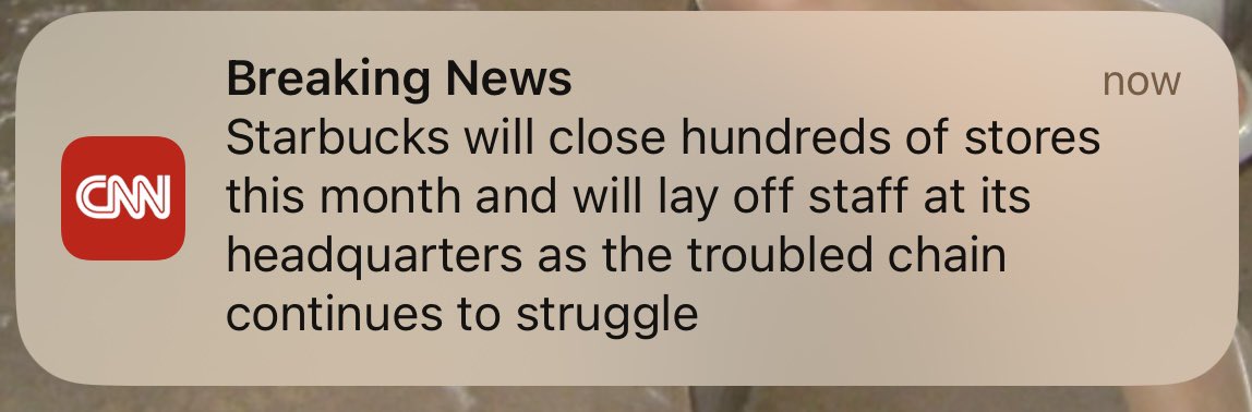 Se celebra, desde estas columnas, el bear market en que ha ingresado la organización autodenominada Starbucks. De ideología californiana marxista no-leninista, ha causado grave daño a los bares del mundo libre en todos los países. Starbucks pretendió reemplazar con su