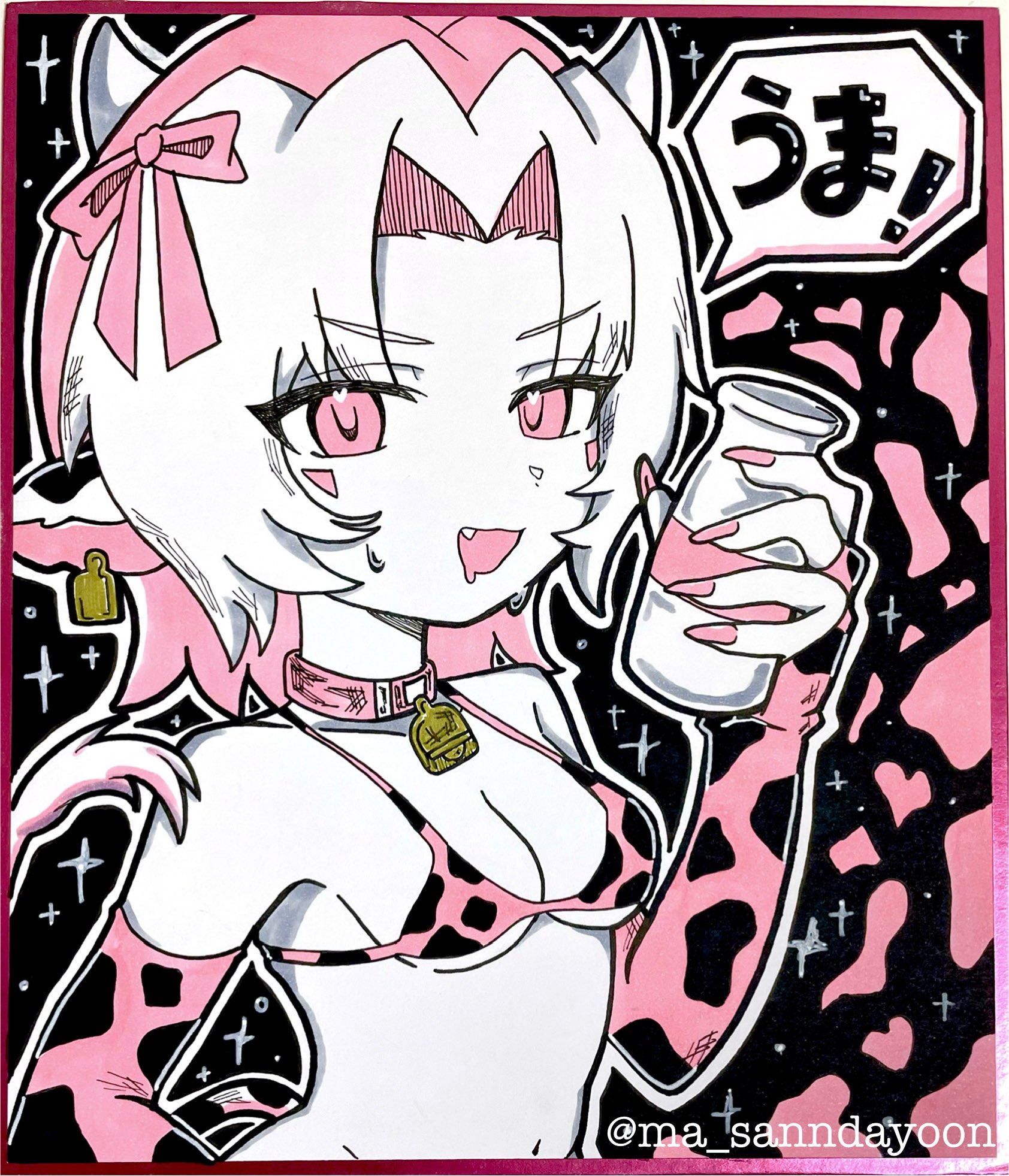 こ*ゃ様 オリジナル手描きアナログイラスト 37 あぶく on X: 