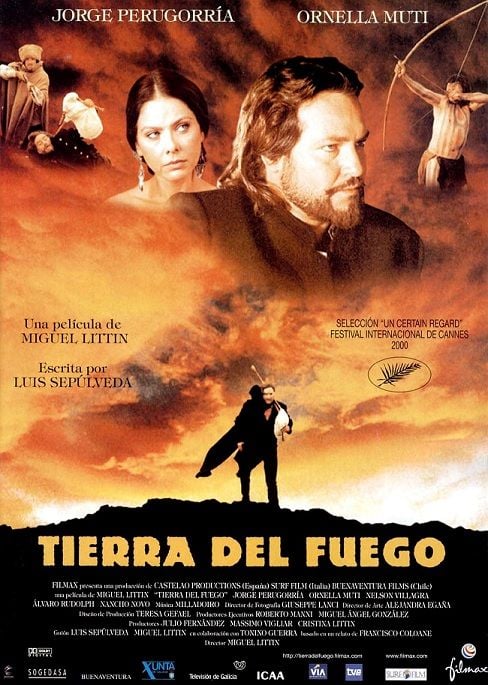 Volví a ver  'Tierra de Fuego', gran película de Miguel Littin. Basada en hechos históricos. Cuenta la aventura del rumano Julius Popper, enloquecido el oro y con la obsesión de fundar una colonia rumana al final del continente. Responsable del genocidio de los selk'nam.