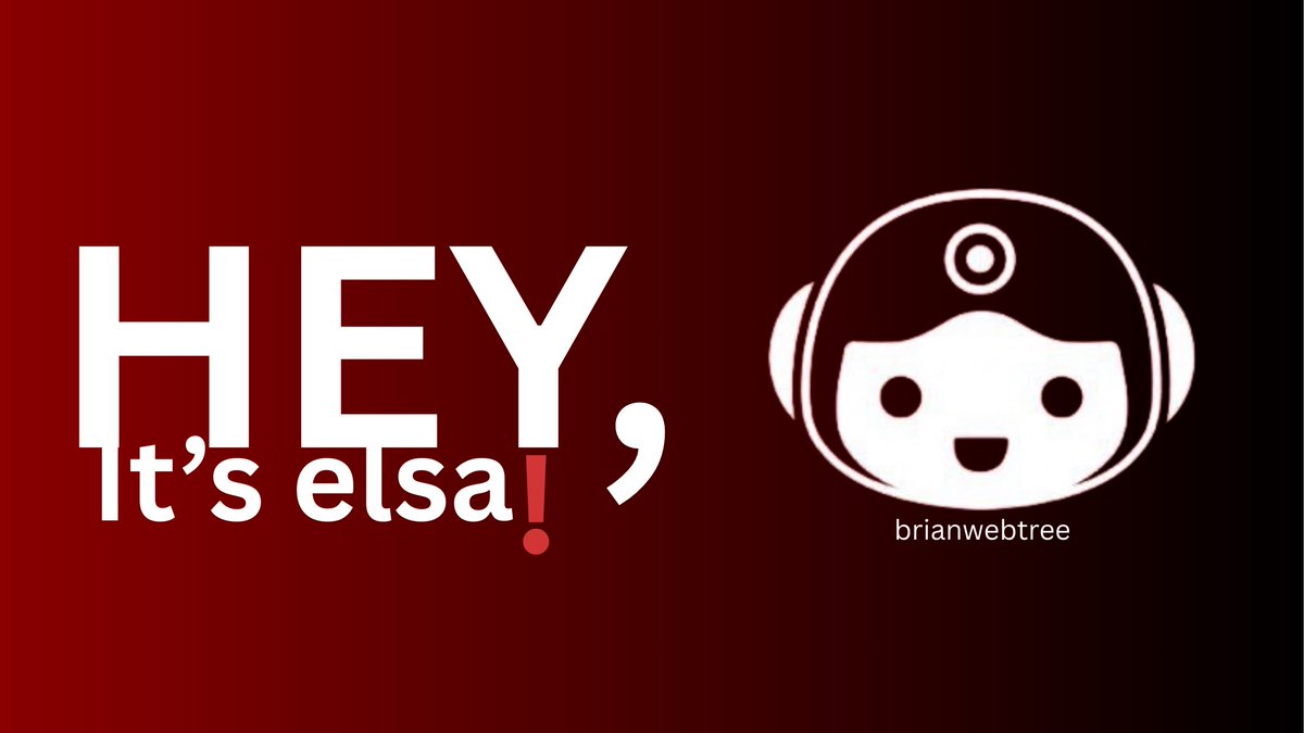 brianwebtree's tweet image. Crypto feels complicated to normies lately. Too many clicks, too many chains, too much jargon to deal with 

That’s why I’m spending the next 30 days exploring @HeyElsaAI — the crypto AI copilot built to make Web3 feel effortless and help onboard as many enthusiasts, join me 🤝