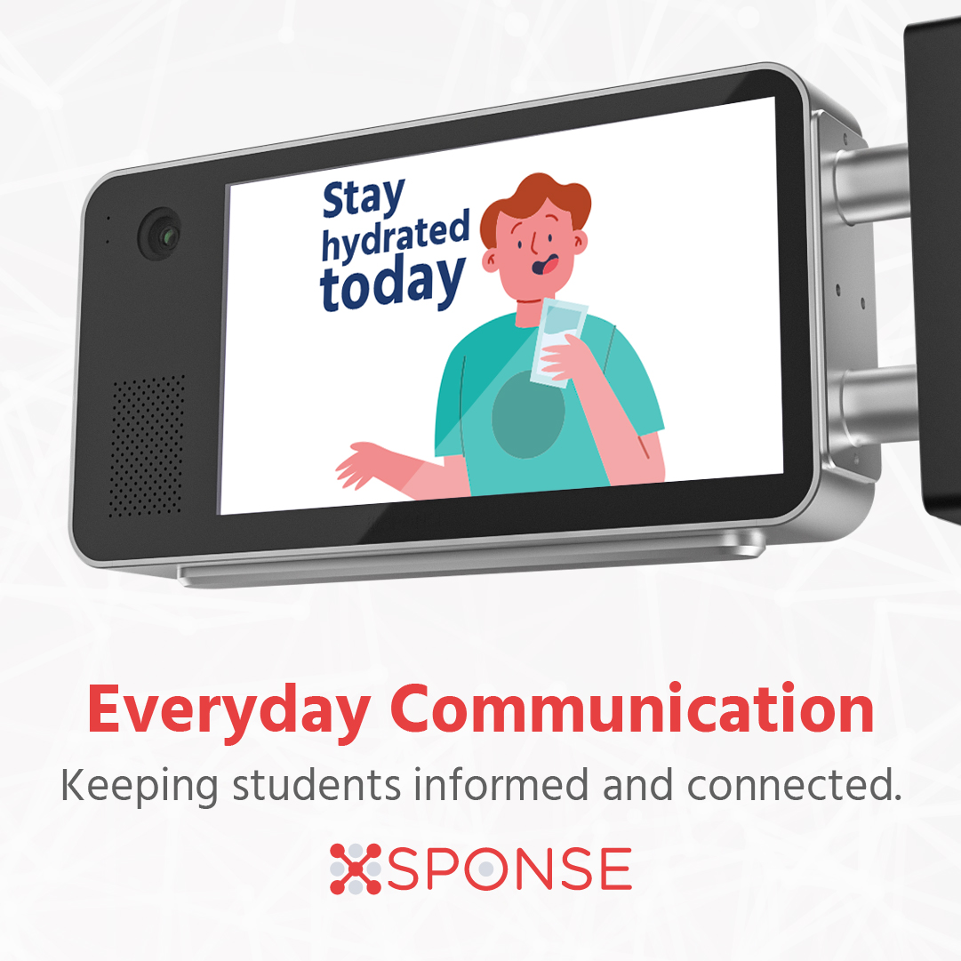 XSponseAI's tweet image. Everyday communication is as important as emergency alerts. XSponse displays make it easy to share updates, reminders, &amp;amp; positive messages that shape a school’s culture. A tool for safety—and for building community. xsponse.com/x-display/

#SchoolCulture #ConnectedLearning