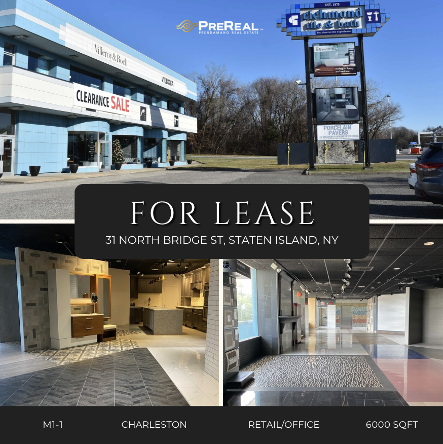 PreRealEstate's tweet photo. Incredible visibility to over 64,000 vehicles daily near the foot of the Outerbridge Crossing.  The 6000sf second-floor space features an open floor plan with natural light from large windows, an elevator and two staircases. https://t.co/QzIaP7NwpN