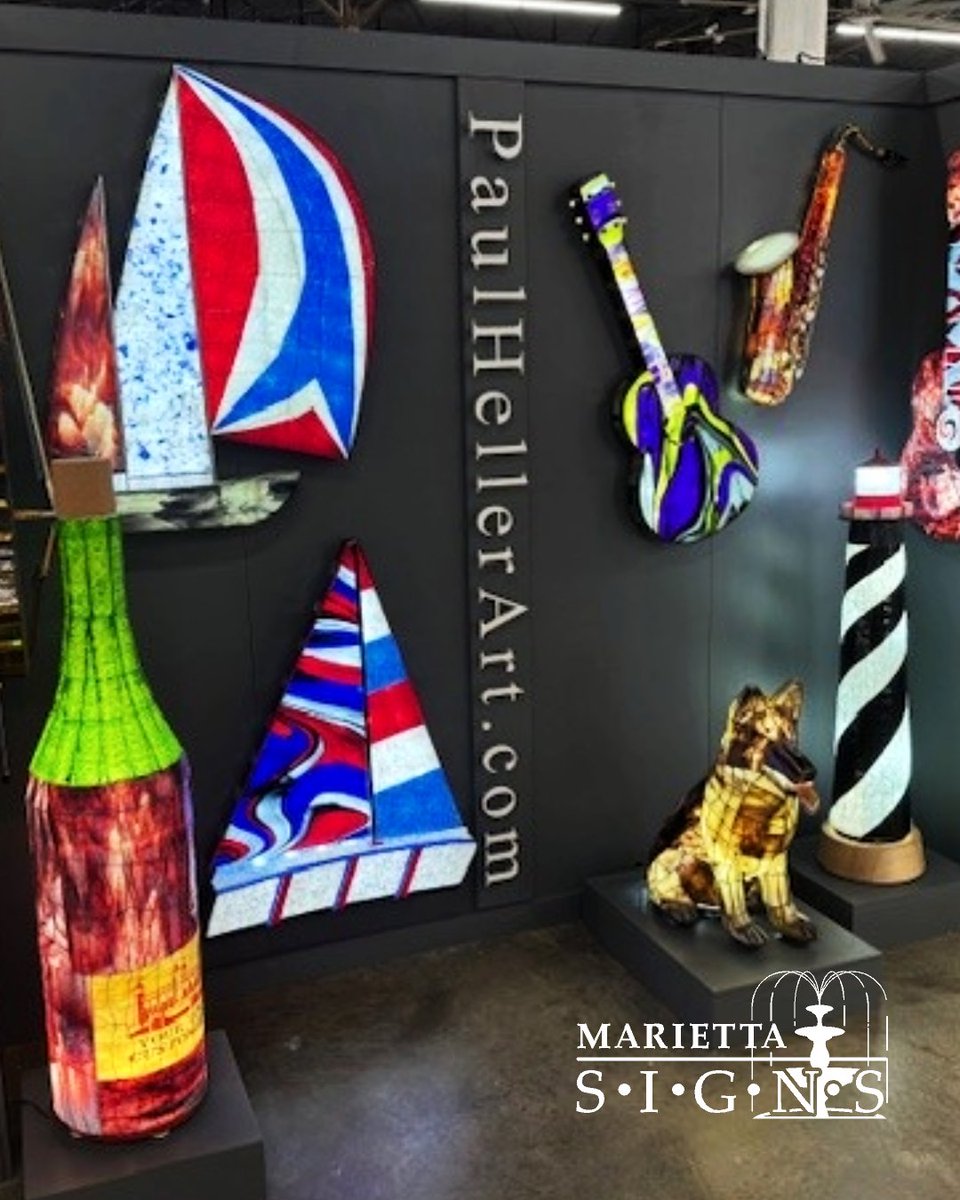 SignsMarietta's tweet image. 🎨✨ Bringing art to life with signage!
We crafted these 3-dimensional letters for hubs.li/Q03KTDWC0
showcasing his illuminated 3D glass art.
👉 Catch Paul’s booth at The Marquee, opening Sept. 27!
#MariettaSigns #DimensionalLetters #CustomSigns #AshvilleArt #3DGlassArt