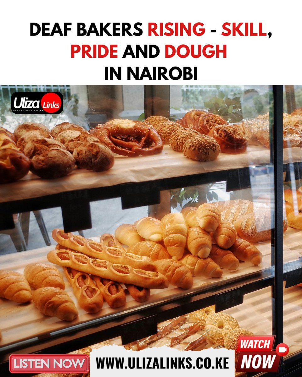 ulizalinks's tweet image. Silent hands, powerful baking ✨🍞
 #DeafBakery #Inclusion #SignLanguage #SkillsNotSilence #Nairobi