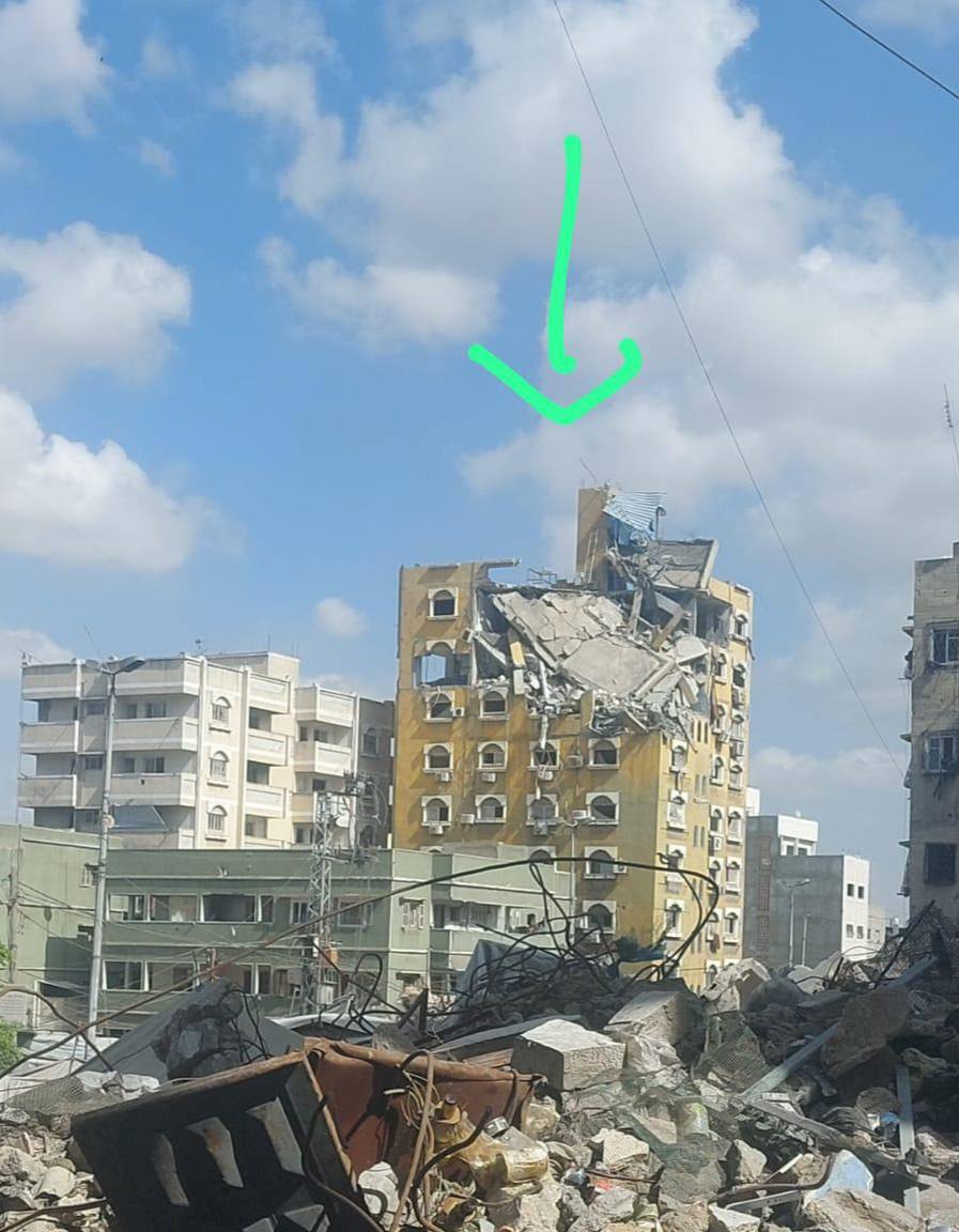 Israeli warplanes have bombed the Electricity Company building in Al Sabra southwest Gaza City sending plumes of smoke into the sky The attack risks widespread power outages in an already embattled city further straining resident access to electricity and essential services #Gaza