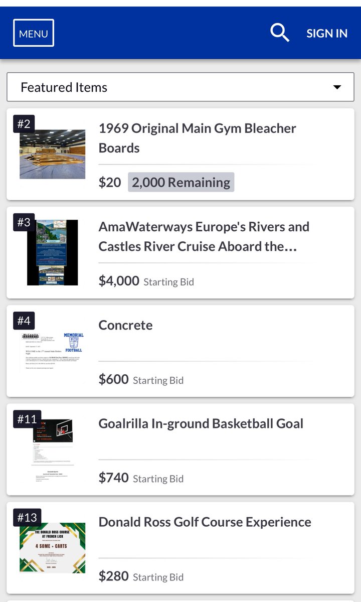 🔥🐅 It’s time, Tiger Fans — The Silent Auction is LIVE! 🐅🔥
The Memorial Booster Club’s Annual “Stake” Night is this Saturday at 6 PM, but you don’t have to wait… or even be there to win! 🎉

✅ Over 400 items up for grabs
💰 Estimated value of $40,000+ (not including the
