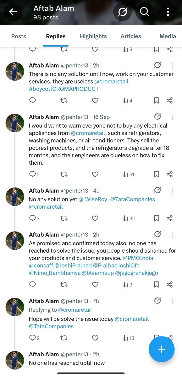 penter13's tweet image. Useless @cromaretail