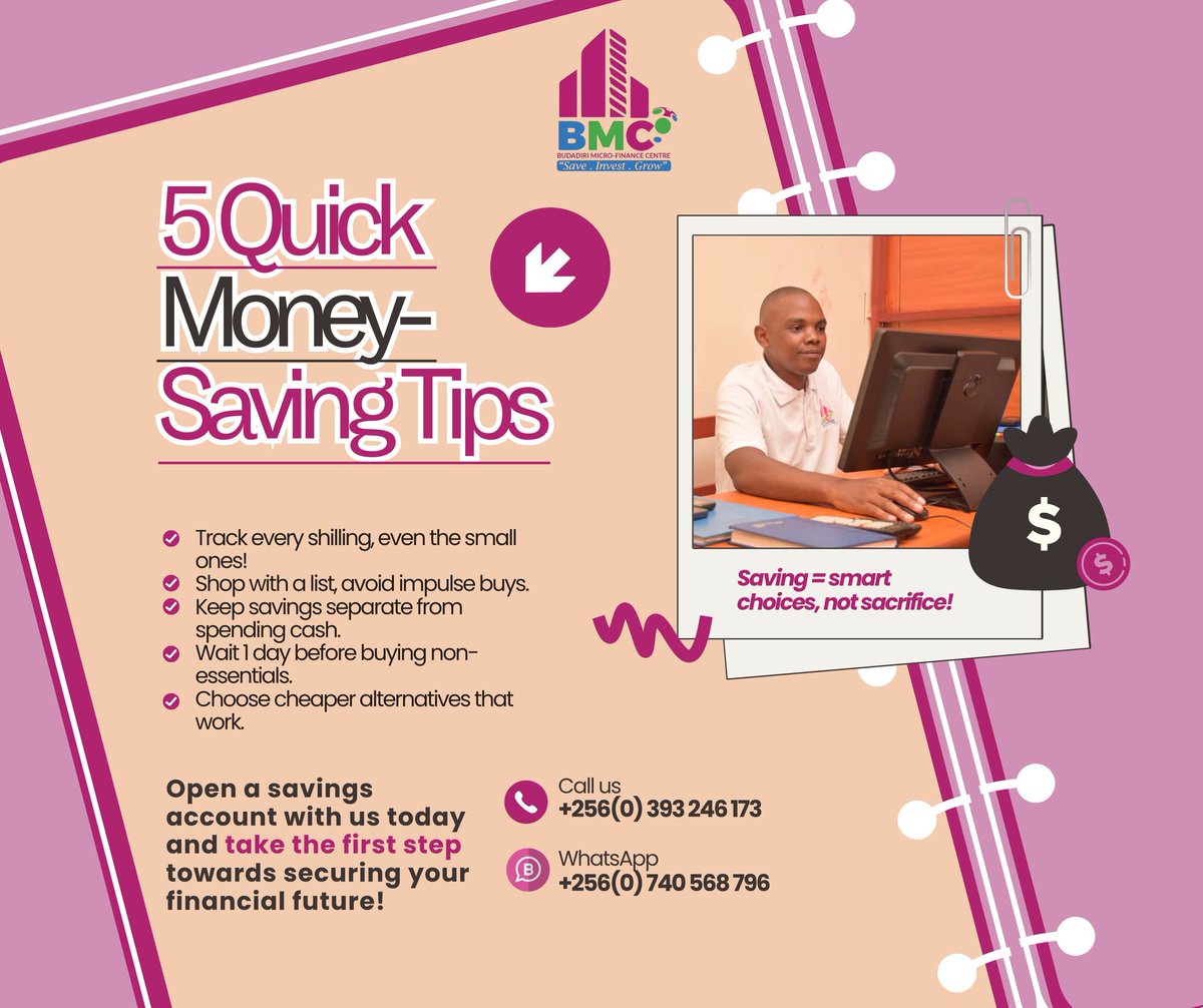 Open a savings account with us today and take the first step towards securing your financial future!