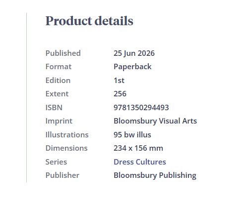 soniadandras's tweet photo. What a great expected birthday present! My monograph “The Women of 'Little Paris': Fashion in Interwar Bucharest” (Bloomsbury Visual Arts, 2024) will be released as a paperback on 25 June 2026. 
@BloomsburyAcad #Paperback #books #romania #interwar #womenoflittleparis https://t.co/iDj4Pw1YpB