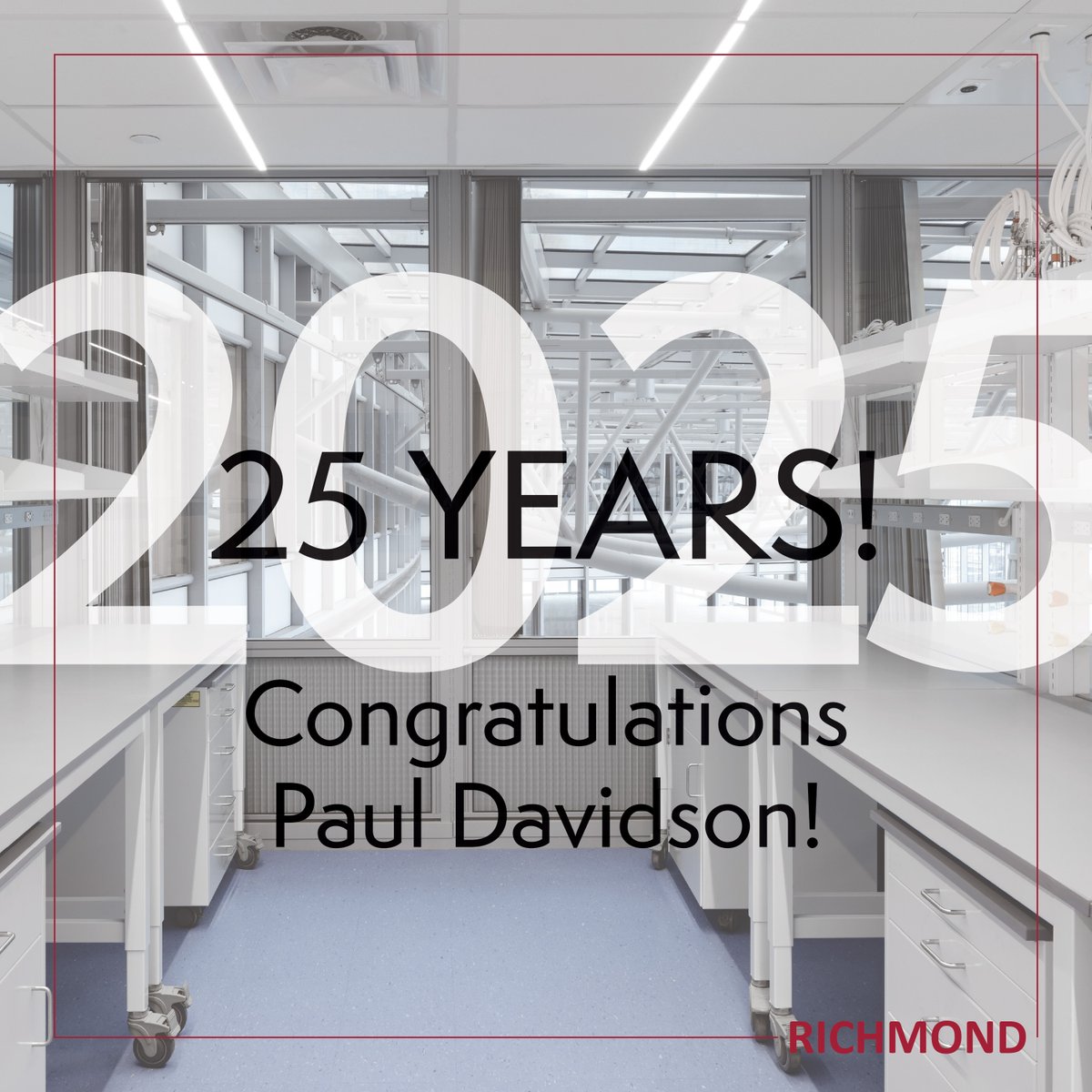 RichmondLSBuild's tweet image. Celebrating Paul's 25 years at Richmond on this 25th day of the 25th year! #richmond