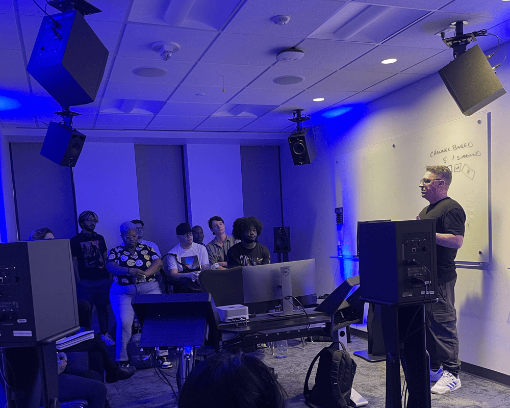 “A Day with Dolby” gave CMII students an inside look at   immersive sound and the professionals who make it possible. Students explored how Dolby technology powers film, music, gaming, and beyond. cmii.gsu.edu/2025/09/25/cmi…