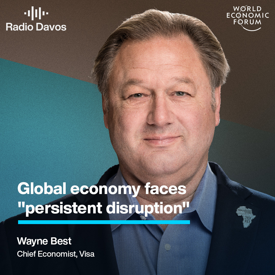 “Companies and economies need to react, and they're going to have to move rapidly to stay ahead of these changes that are happening.” 

<a href="/Visa/">Visa</a>'s Chief Economist Wayne Best gives his take on the global economy and the <a href="/wef/">World Economic Forum</a>’s Chief Economists Outlook, on the latest #RadioDavos.