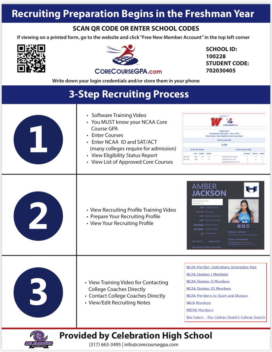 Navigating NCAA &amp; NAIA eligibility and recruiting can be overwhelming-but not anymore. 
CoreCourseGPA.com now makes it easier than ever to educate your student-athletes and their families on key eligibility requirements and recruiting insights.