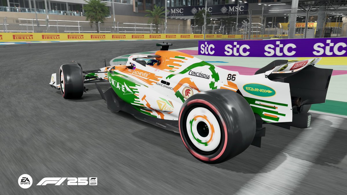 My <a href="/JACKOCAR_/">JACKOCAR</a> campaign kicks off tonight! After missing 3 Rounds got some catching up. Livery to start off with 2012 Force India, midfield car which is what the Aim is! Goal is the Chase! Let the defending begin 🧡💙 #Cupseries #BeElite