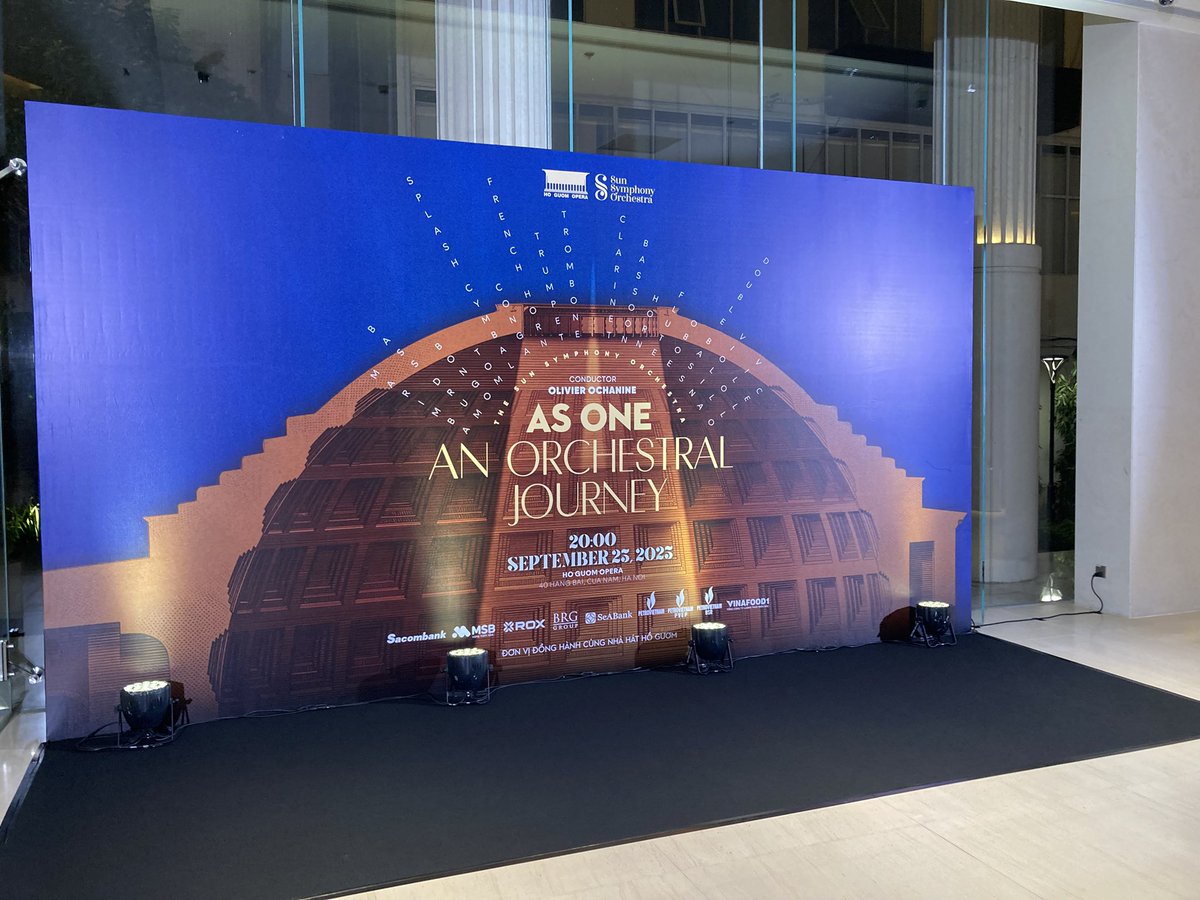 ベトナムに来て初めてのクラシックコンサートなので楽しみ！