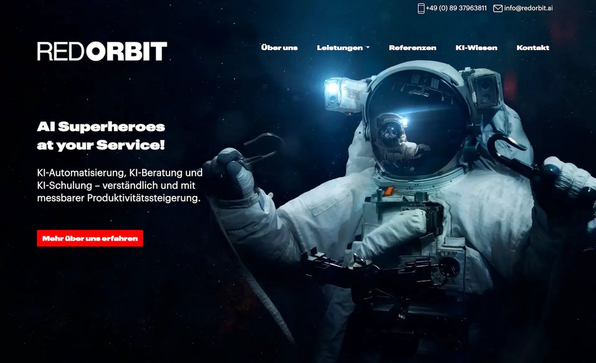 websurl's tweet image. New #Site on our #Gallery : RedOrbit
by RedOrbit GmbH
websurl.com/website/3038/r…

#RedOrbit #RedOrbitGmbH #RedOrbitAI #aisuperheroes #AIAutomation #AIConsulting #AIDevelopment #AITraining #aiagency #AISolutions #chatbotdevelopment #artificialintelligence #chatbots #ChatbotSolutions