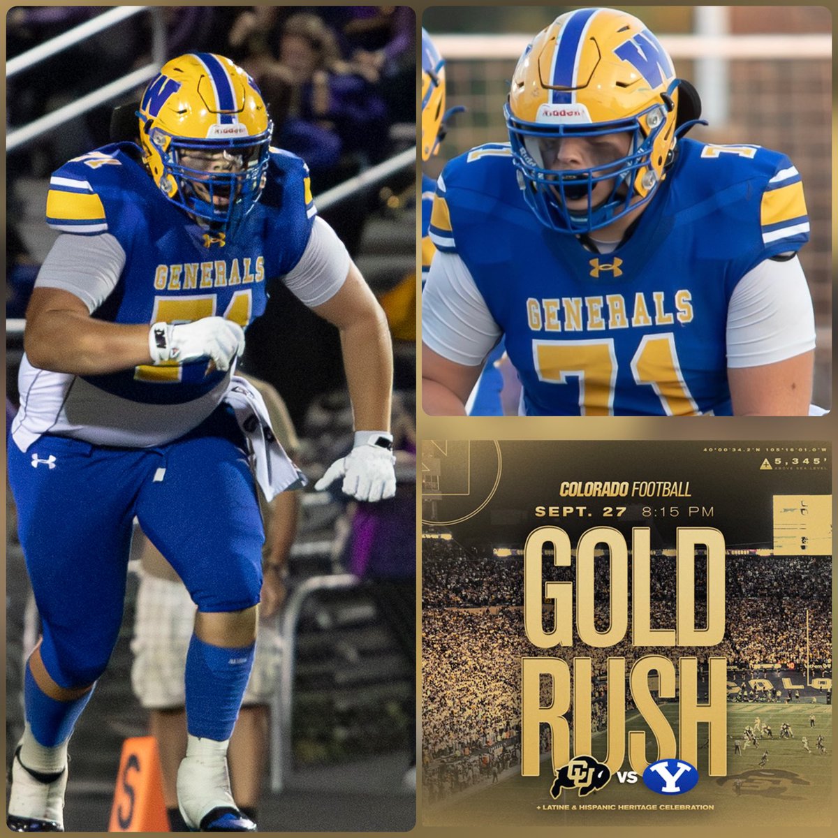 I am so excited for my GAMEDAY visit this Saturday in Boulder! Looking forward to being with <a href="/Coach_Gunnar/">Gunnar White</a> and <a href="/ghegamin/">George Hegamin</a> again. Can’t wait to see the <a href="/CUBuffsFootball/">Colorado Buffaloes Football</a> in action! 🦬#GoAfterIt #SkoBuffs