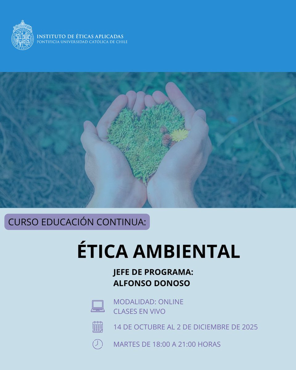 Instituto de Éticas Aplicadas UC tweet media