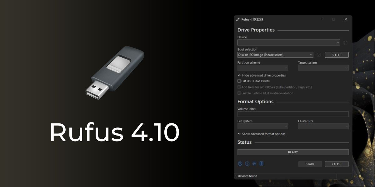 Rufus 4.10 is out and finally brings a dark mode, updates Windows UEFI CA 2023 for Secure Boot, adds support for saving an existing drive to ISO, improves Linux Mint persistence, enhances error reporting when saving to VHD/VHDX, and more.
alternativeto.net/news/2025/9/ru…