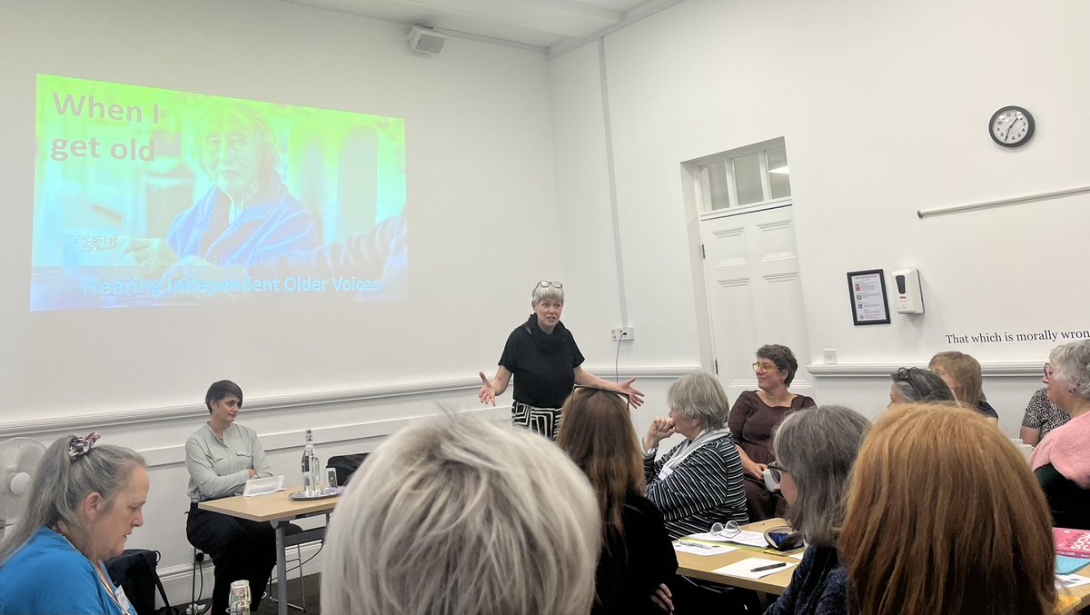 AWOCUK's tweet image. Great to be participating in workshop on ‘Independent Older Voices’ workshop with WIGO (When I Get Older) at #SocialCareFuture @socfuture  @TLAP1 #AgeingWithoutChildren #CountUs #MoreThanYouThink