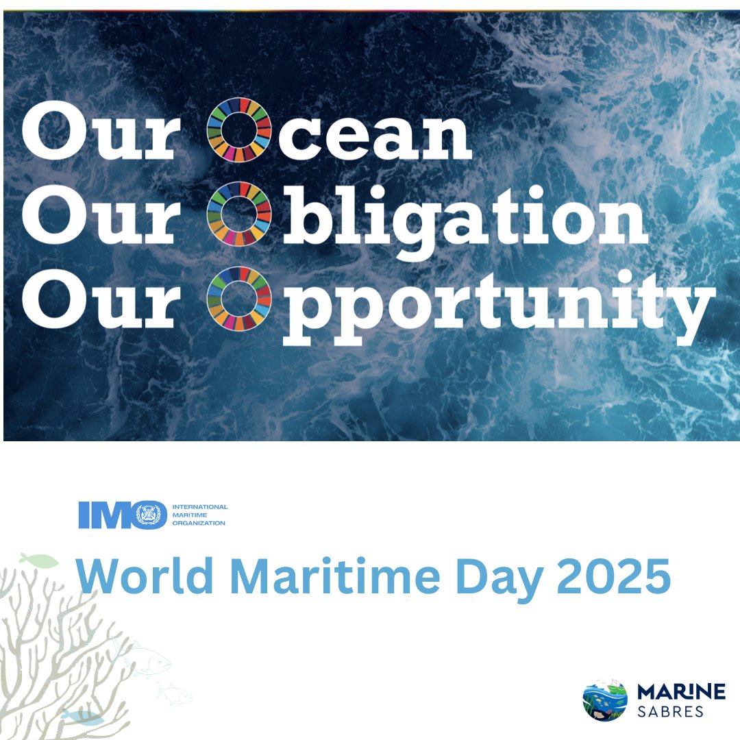 💙 Celebrating World Maritime Day 2025! Here’s to the all the marine focused researchers, scientists, policymakers, leaders, citizens, and changemakers shaping tomorrow! <a href="/IMOHQ/">International Maritime Organization</a> 
#worldmaritimeday2025 #oceanlove #blueeconomy