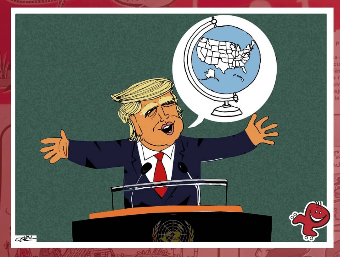 PeriodicoPalant's tweet photo. 🇺🇳 Cuando crees que el mundo termina en tus fronteras… 🌎➡️🇺🇸
¿Qué opinas, el poder nubla la visión? 👀

#CubaPorLaPaz  #DDHH  #AGNU https://t.co/4Oyt4itJy0